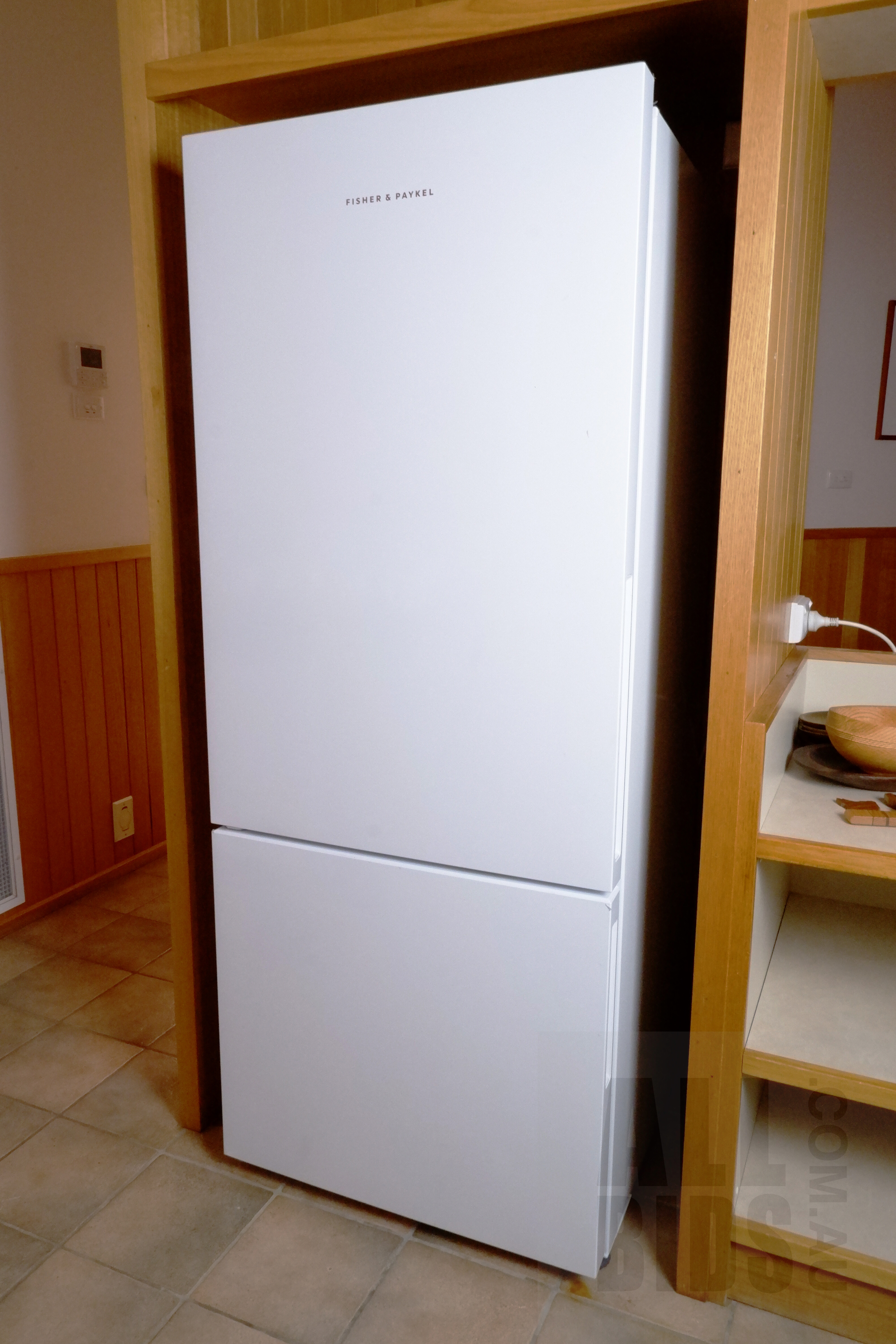 'Fisher and Paykel Model RF4422BLPW6 Refrigerator'