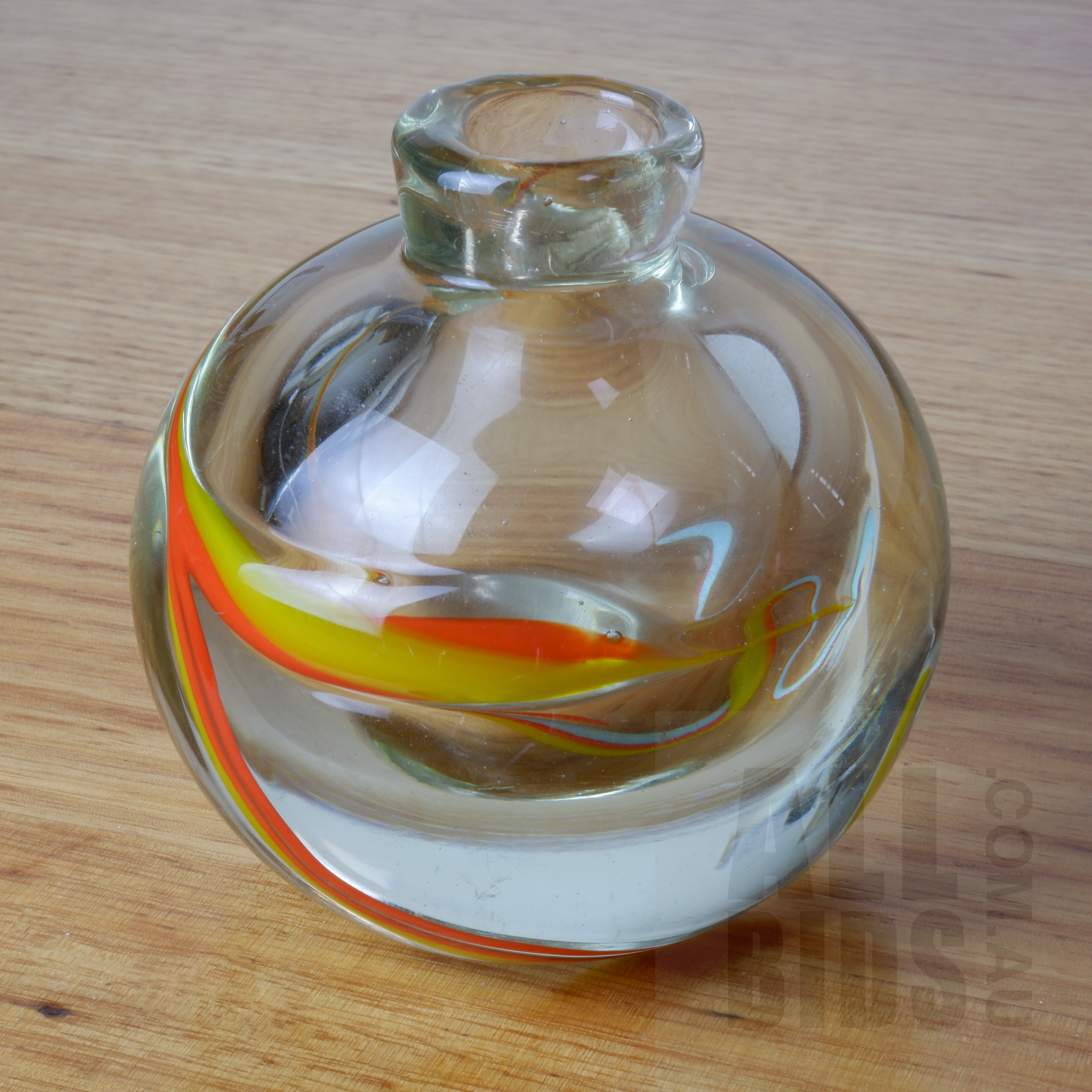 'Peter Docherty Studio Glass Vase'