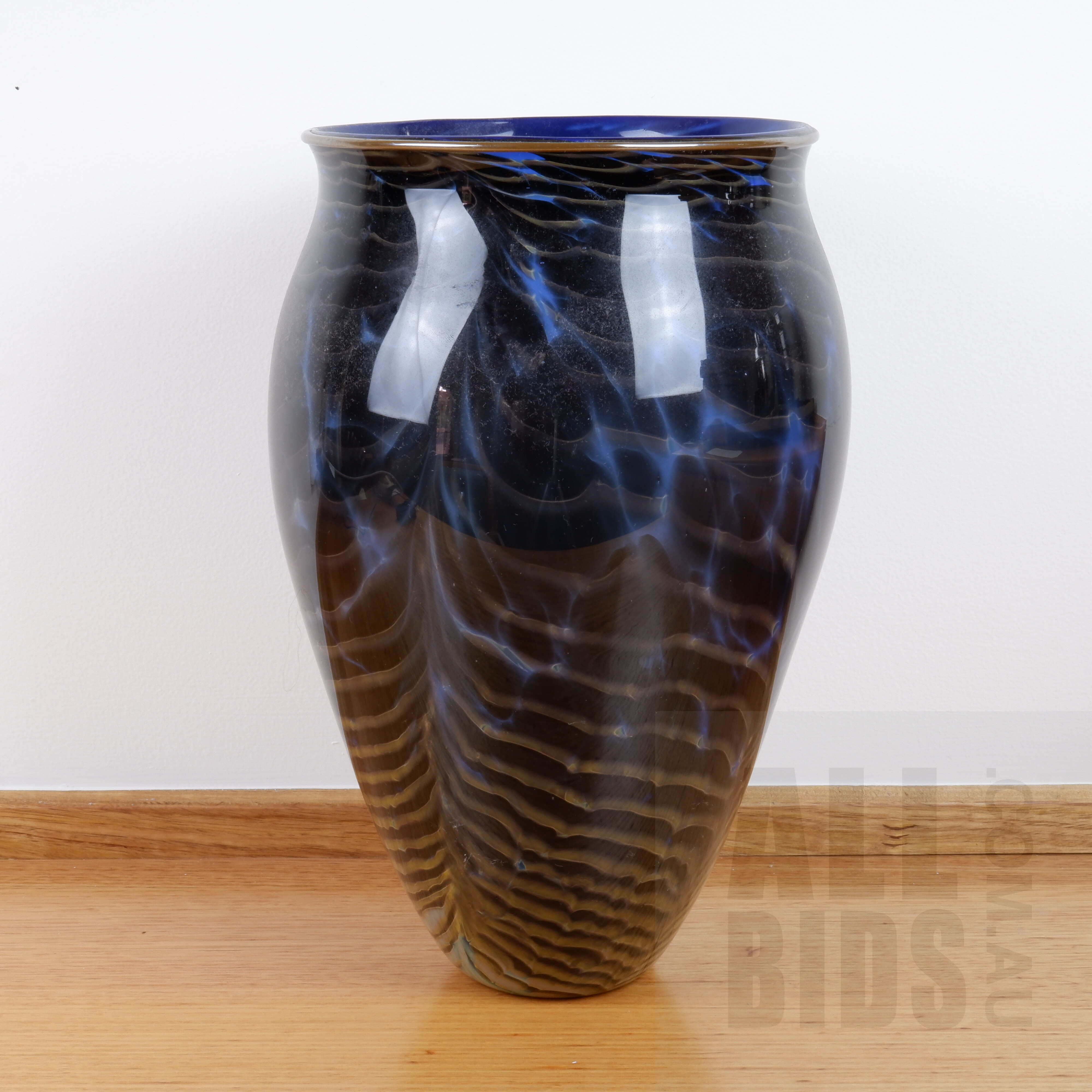 'Keith Rowe, Large Studio Fenicio Glass Vase'