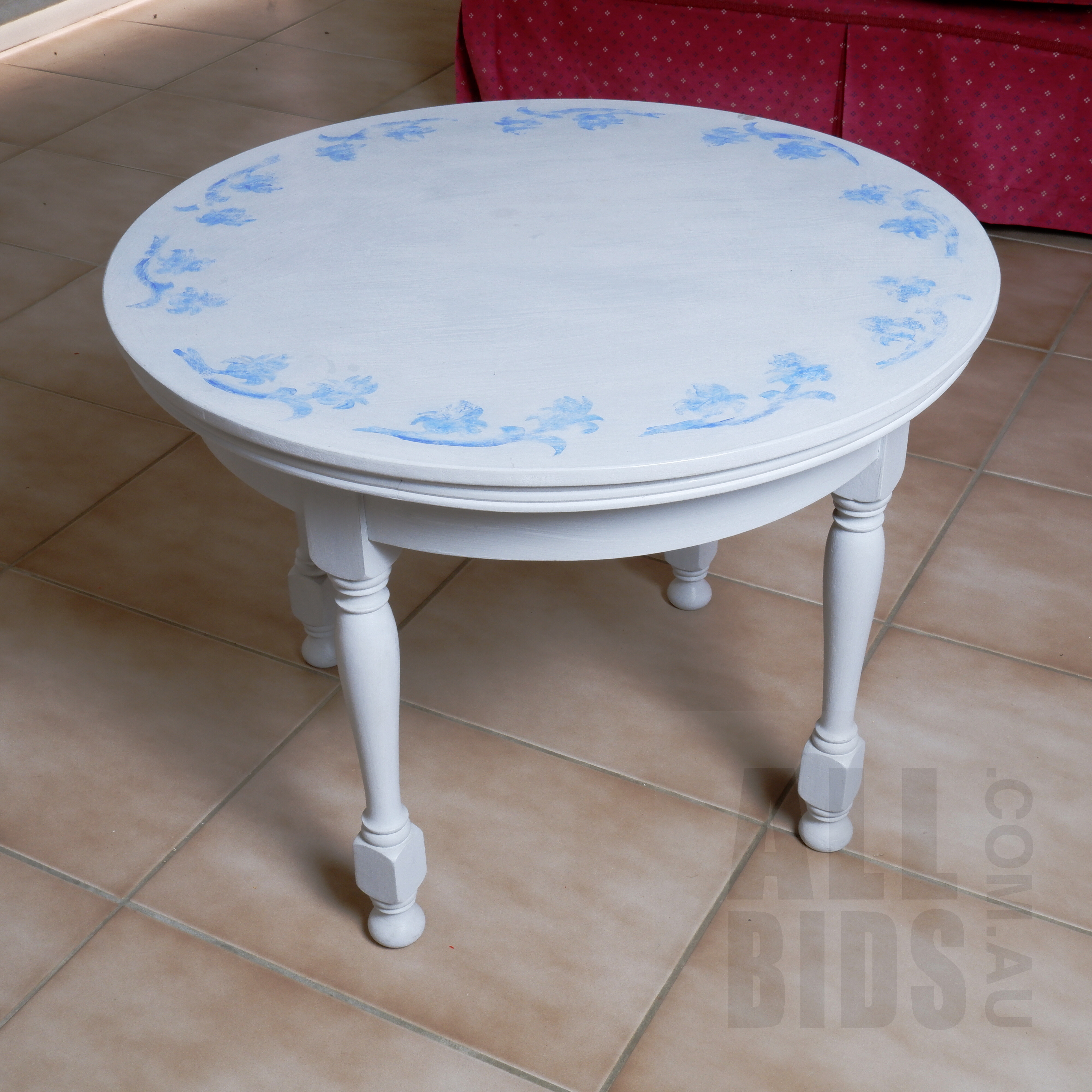 'Vintage Hand Painted Maple Coffee Table'