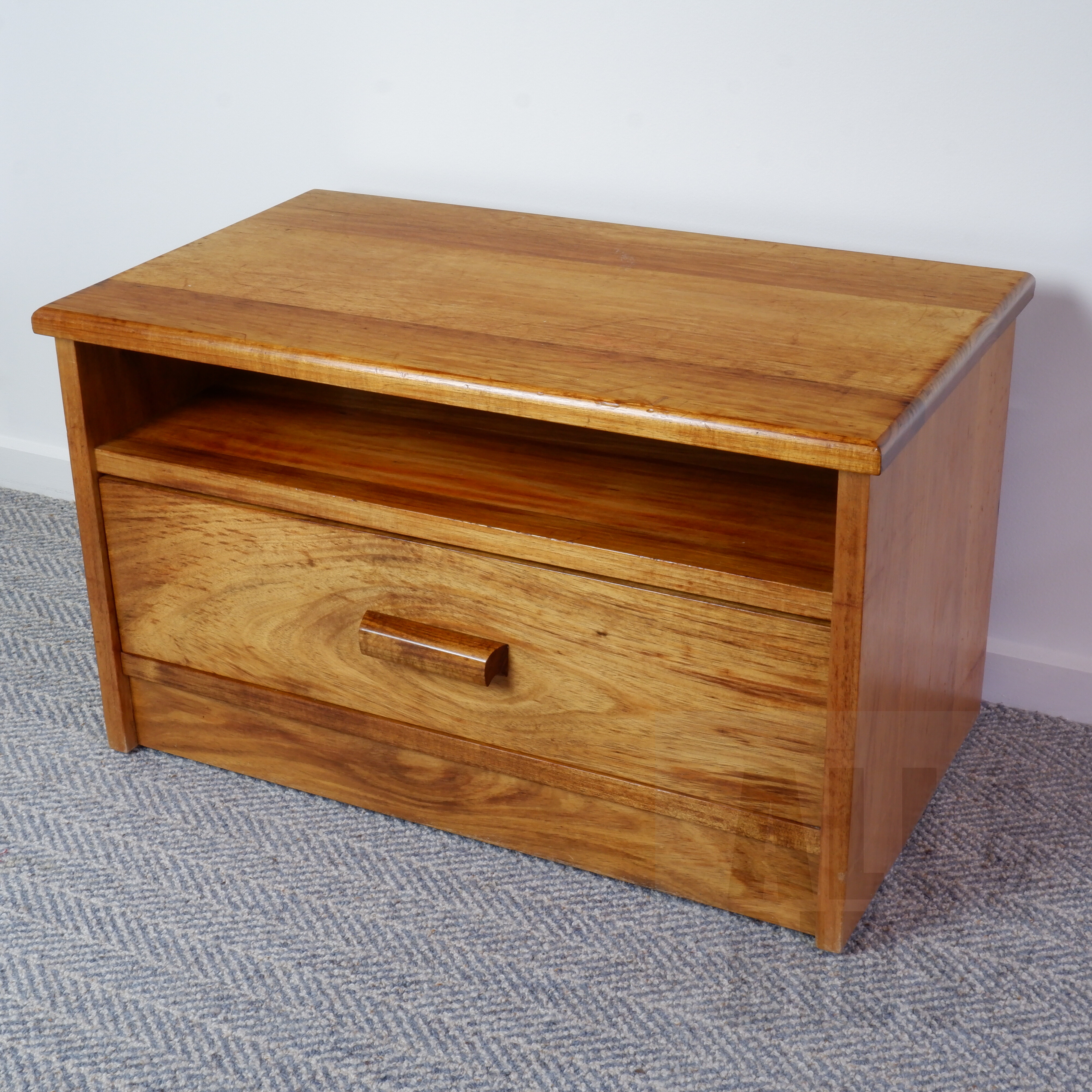 'Bespoke Solid Hardwood Bedside Cabinet'
