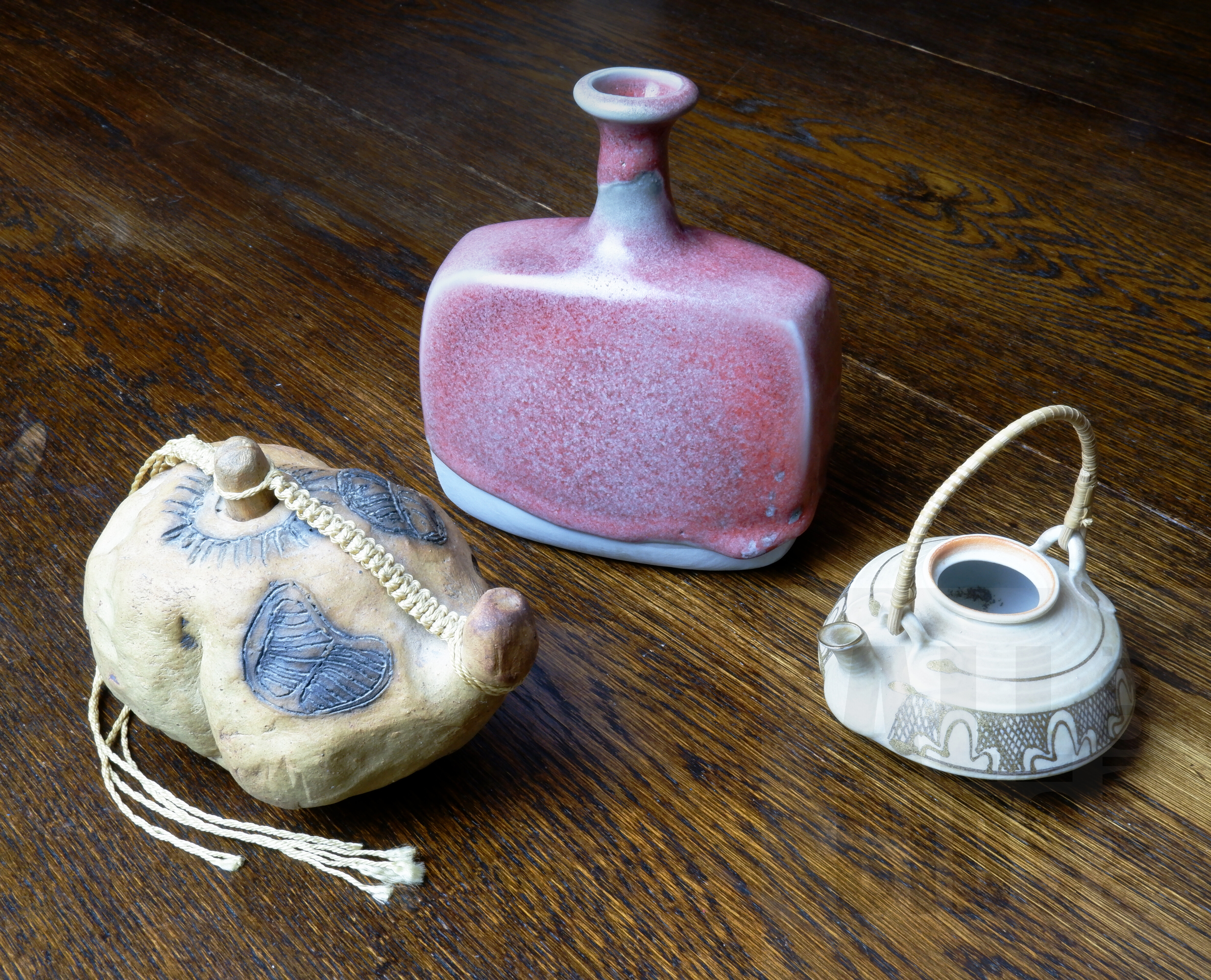 'Three Australian Studio Ceramic Vessels'