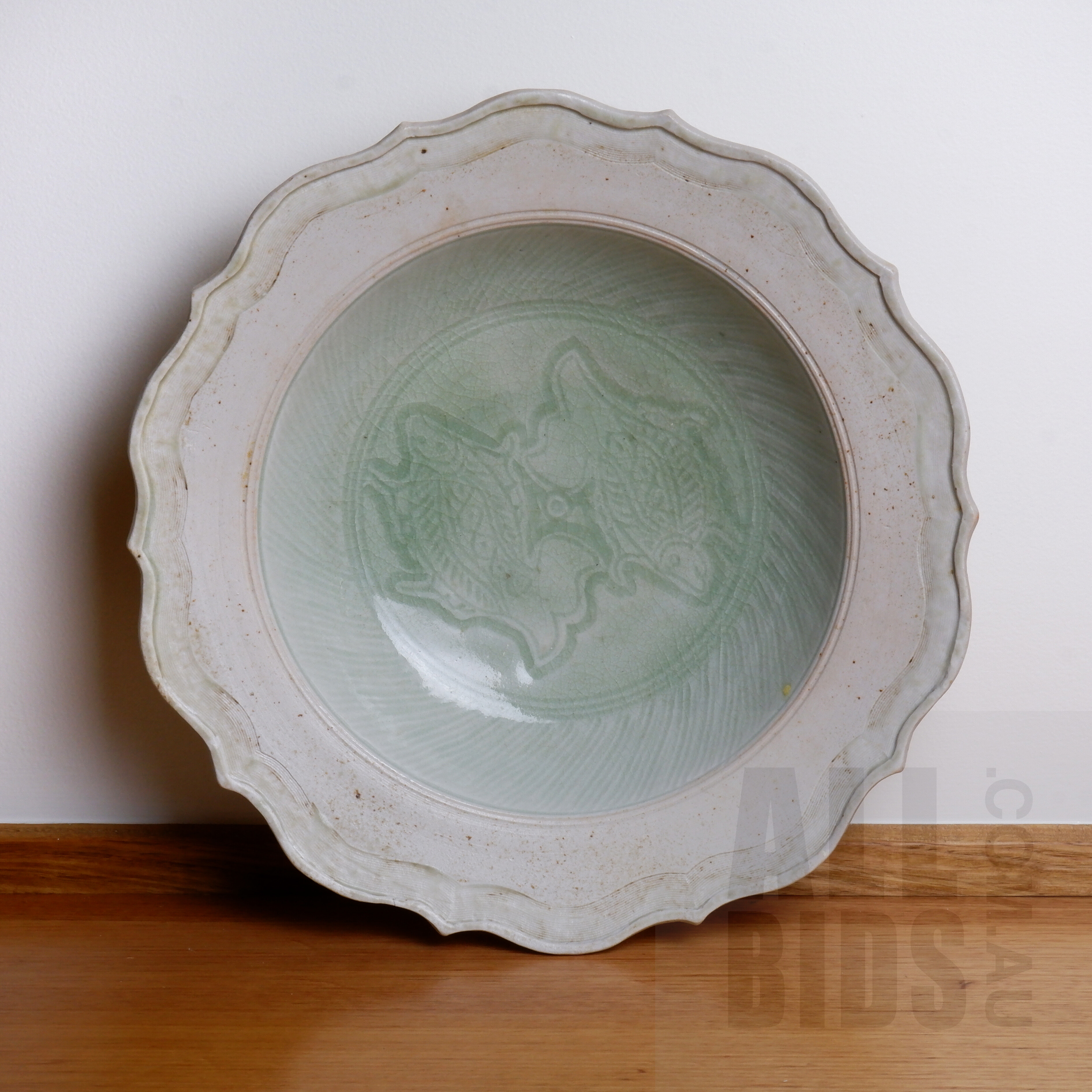 'Quality Australian Studio Ceramic Bowl with Celadon Glaze'