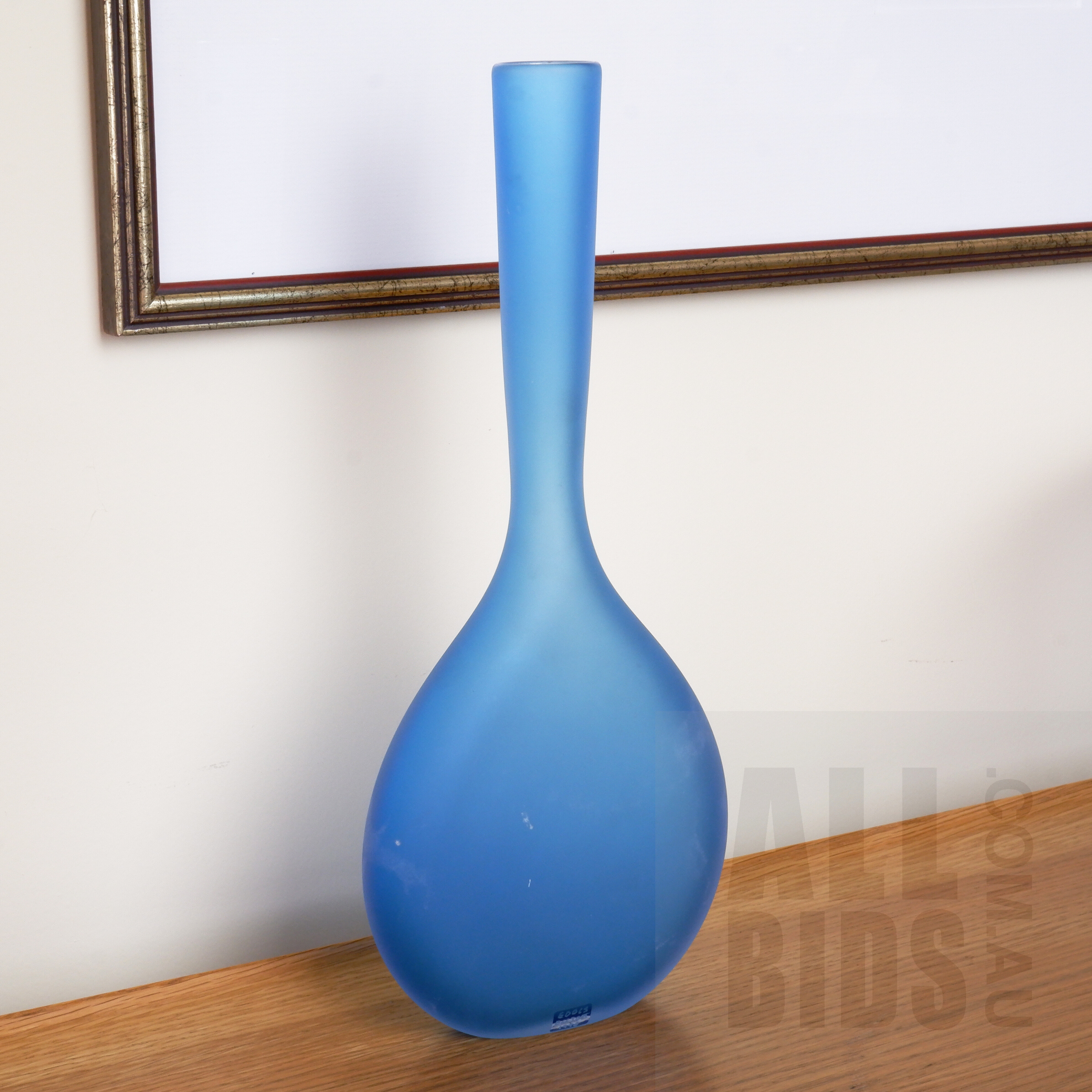 'Benjamin Edols and Kathy Elliott, Slender Blown Glass Vase 1996'