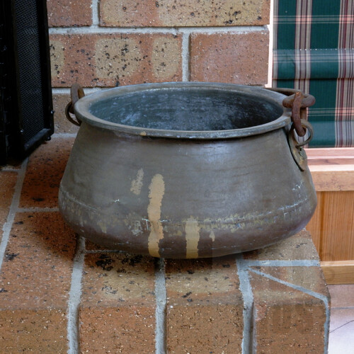 Antique Copper Boiling Pot
