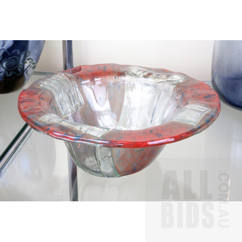 Peter Crisp (1959-) Art Glass Bowl