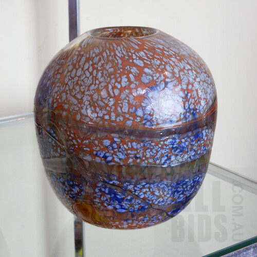 Don Wreford Art Glass Vase 1984