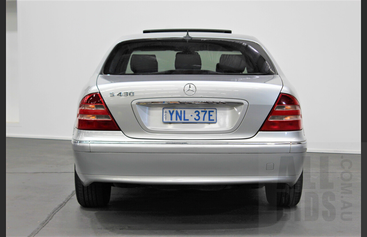 1/2000 Mercedes-Benz S430 W220 4d Sedan Silver 4.3L V8