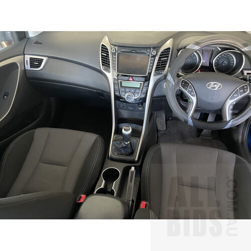 7/2012 Hyundai i30 Elite GD 5d Hatchback Blue 1.8L