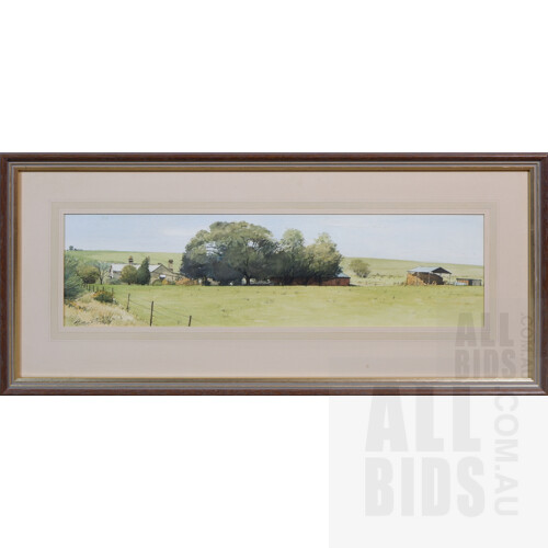 Simon Brown, Drysdale Farm, Watercolour, - Lot 1297416 | ALLBIDS