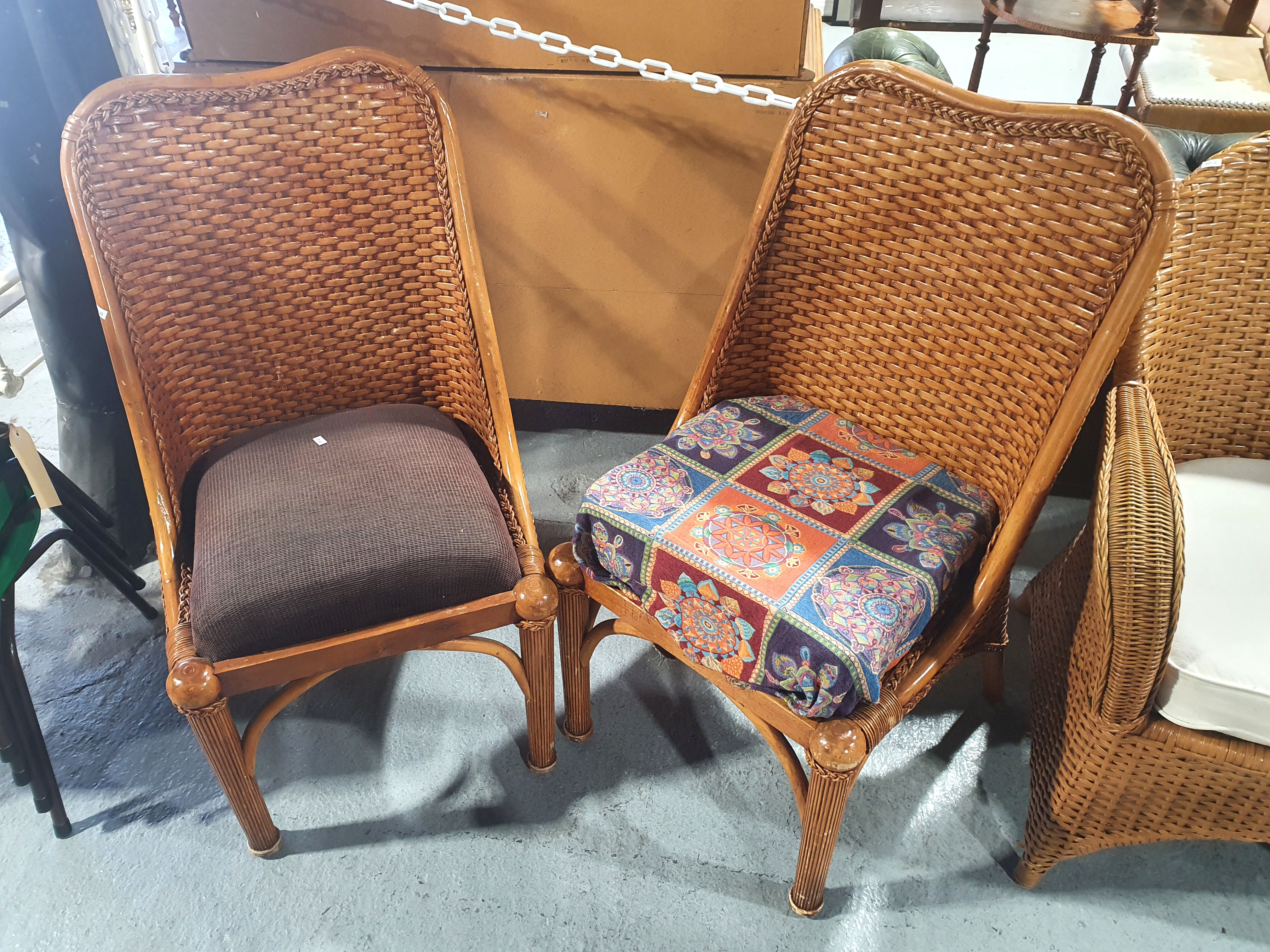 cane conservatory chairs