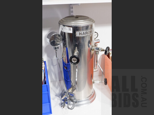 Sold at Auction: An Original HAROS Chromed Hot Drink Dispenser