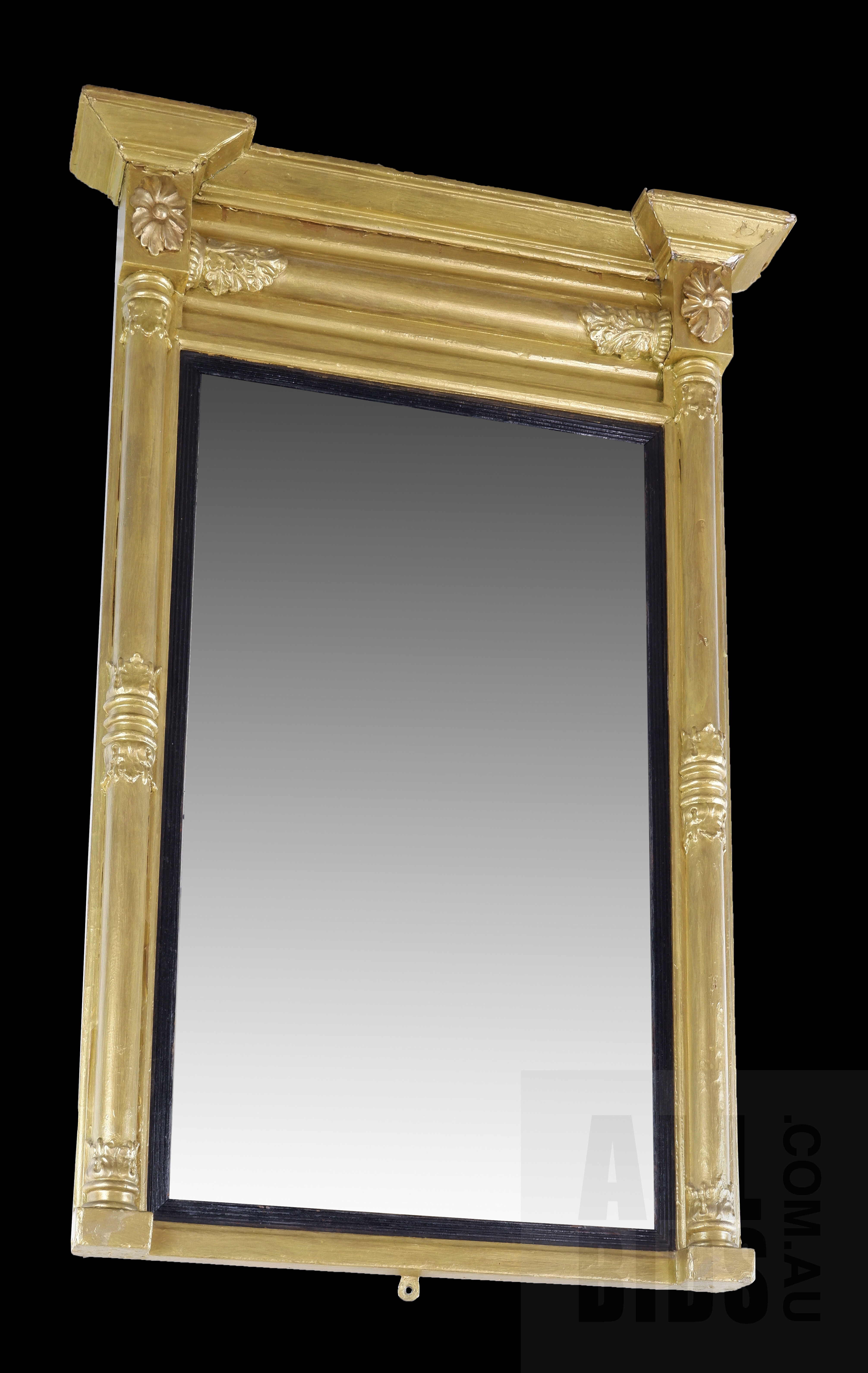 'French Giltwood Trumeau Mirror, 19th Century'