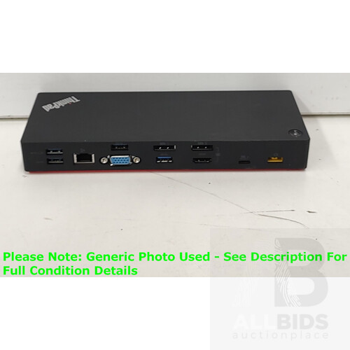 Lenovo (DBB9003L1) ThinkPad Thunderbolt - Lot 1390185 | ALLBIDS