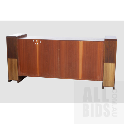 Bespoke David Upfill Brown Cedar and Tasmanian Blackwood Sideboard, Commissioned in the 1990s