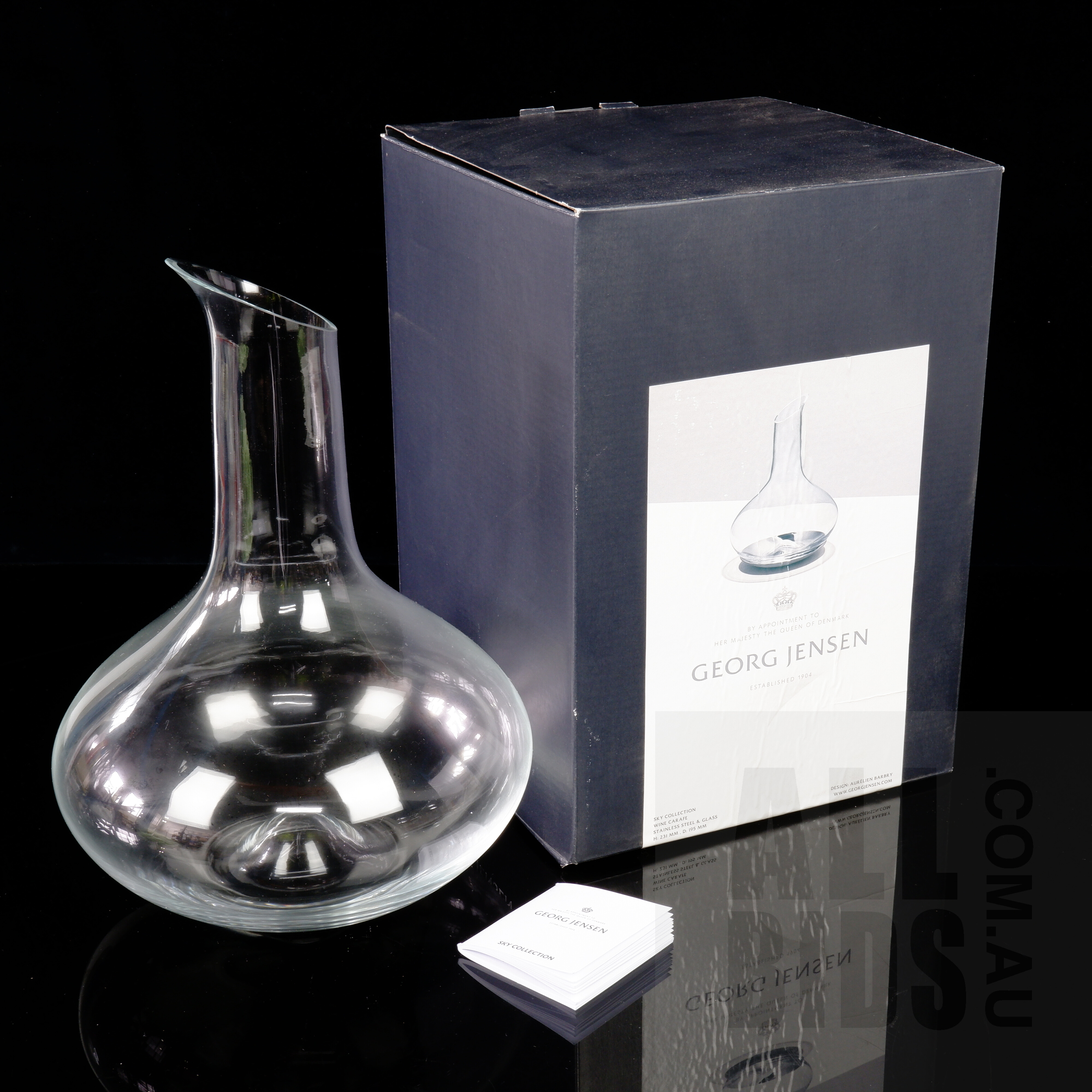 sky wine carafe by aurélien barbry for georg jensen