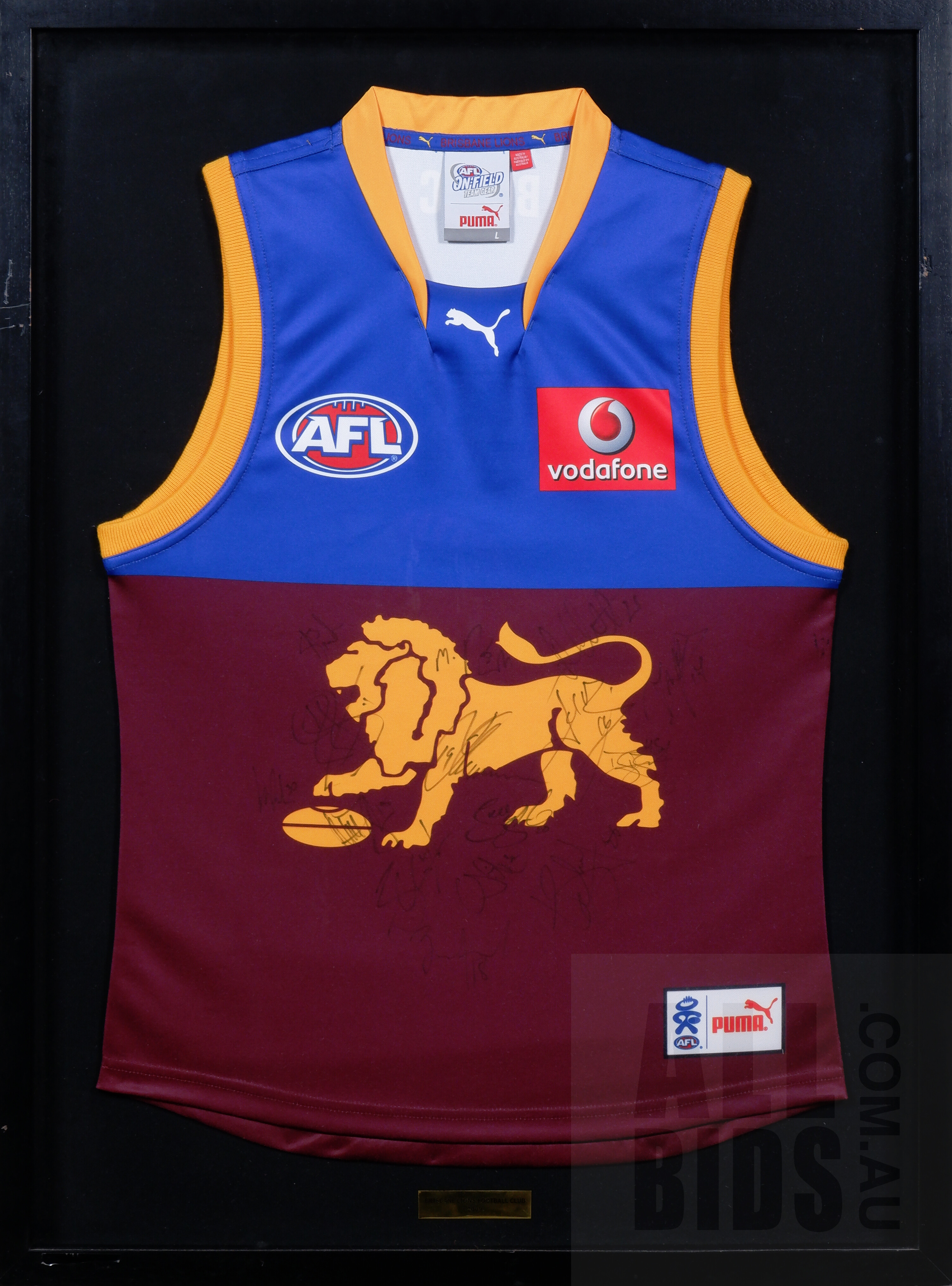 Lot - Signed Brisbane Lions AFL Jersey - Rare