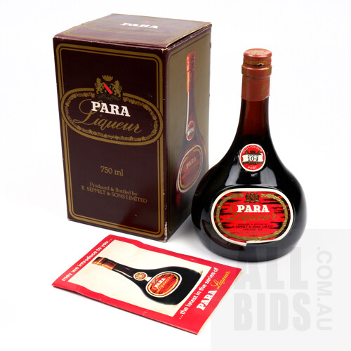 Bottling Number 104 Para Old Liqueur - Lot 1321660 | ALLBIDS