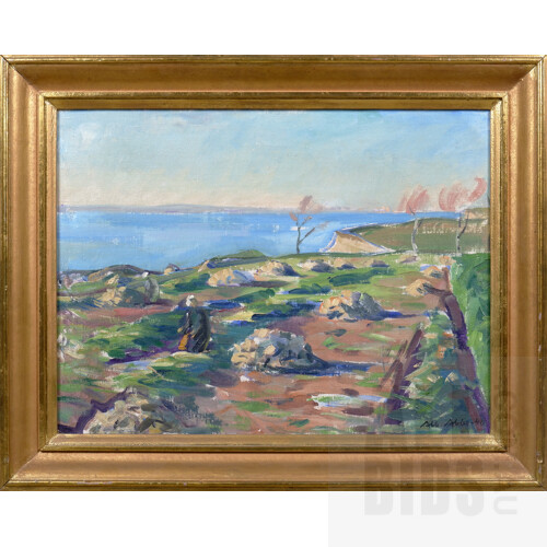Albert Abbe (1889-1966, Swedish), Fine Saturday 1940, Oil on Canvas, 51 x 64 cm (incl. frame)
