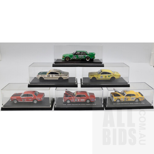 Assorted Australian Touring Cars 1:64 Scale - Lot of 6