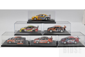 Assorted Holden Commodore V8 Supercars 1:64 Scale - Lot of 6