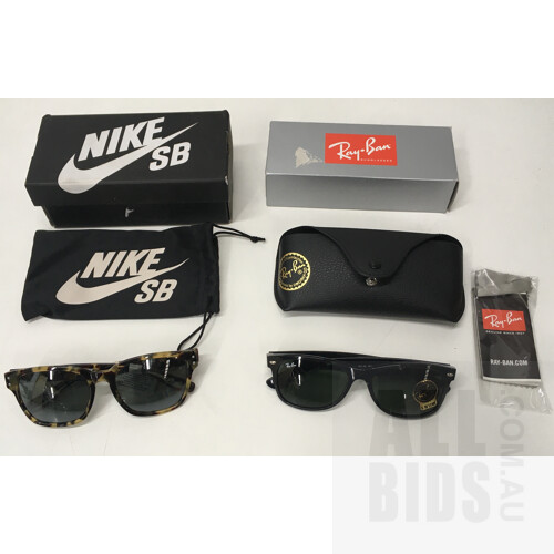Demonio Melodrama nicotina 2 x Sunglasses Include Nike Volano - Lot 1344455 | ALLBIDS