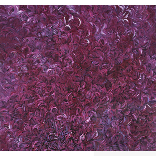 Margaret Scobie (born 1948), Bush Medicine Leaves, Acrylic on Canvas, 87 x 93 cm