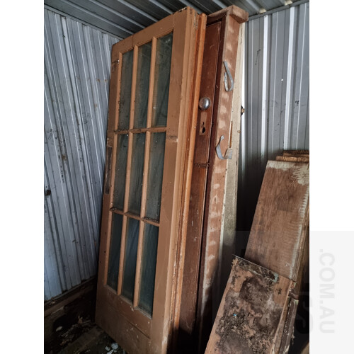 Assorted Vintage Solid Timber Doors, - Lot 1344233 | ALLBIDS