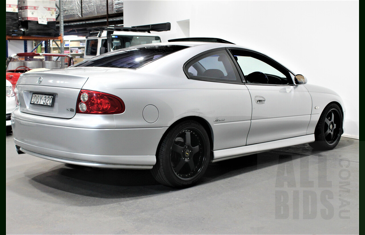 8/2002 Holden Monaro CV8 V2 2d - Lot 1344508 | CARBIDS