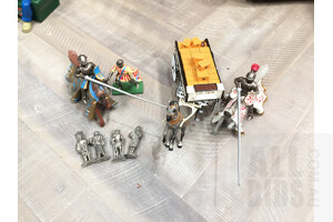 Assorted Metal Die-cast Medieval Figurines