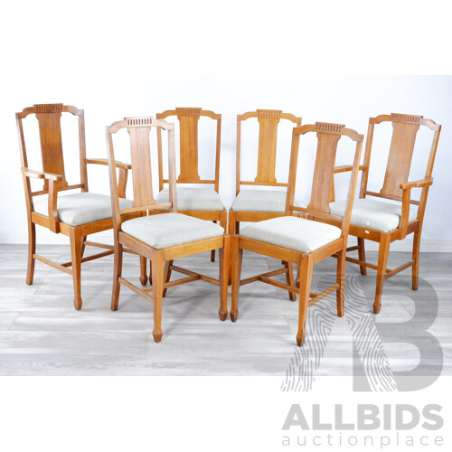 vintage upholstered dining chairs