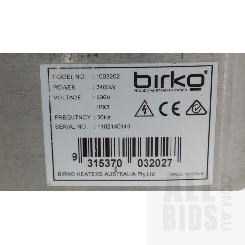 Birko 600 Slice Commercial Conveyor Toaster and Starline Buffet 88 Conveyor Toaster