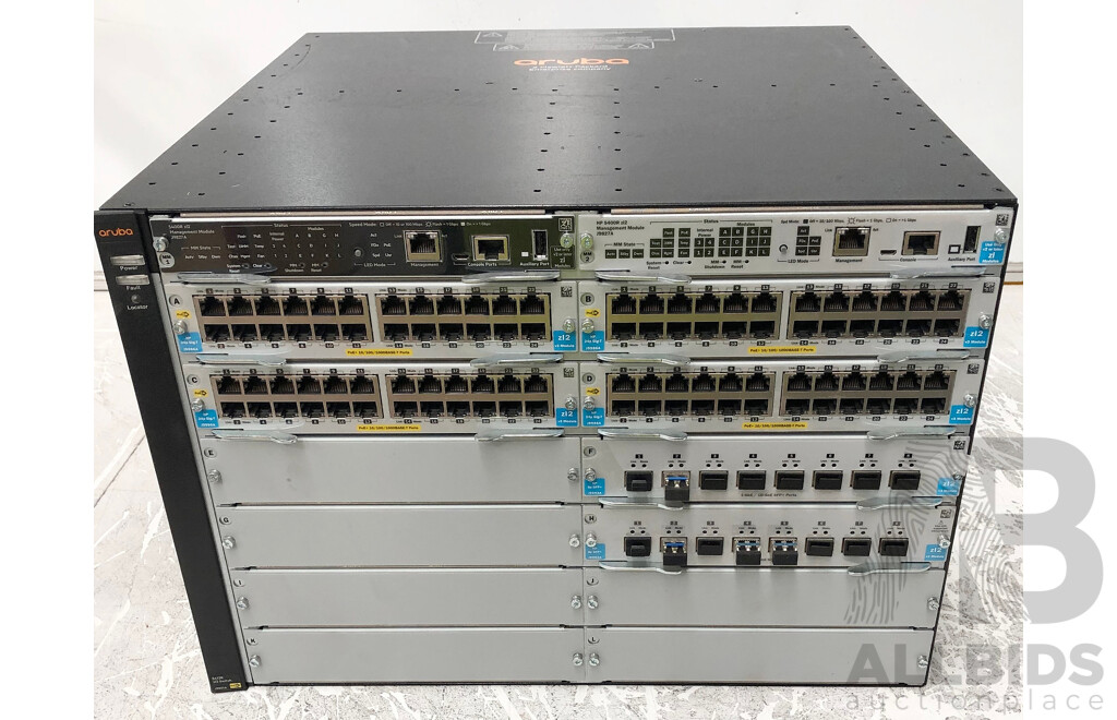 HP Aruba (J9851A) 5412R zl2 Network - Lot 1457357 | ALLBIDS