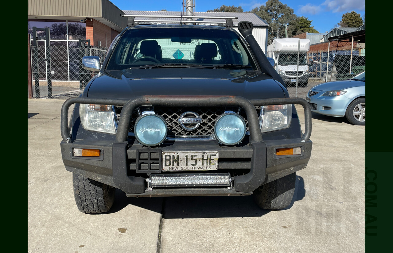 2006 nissan navara st x d40 auto 4x4 dual cab