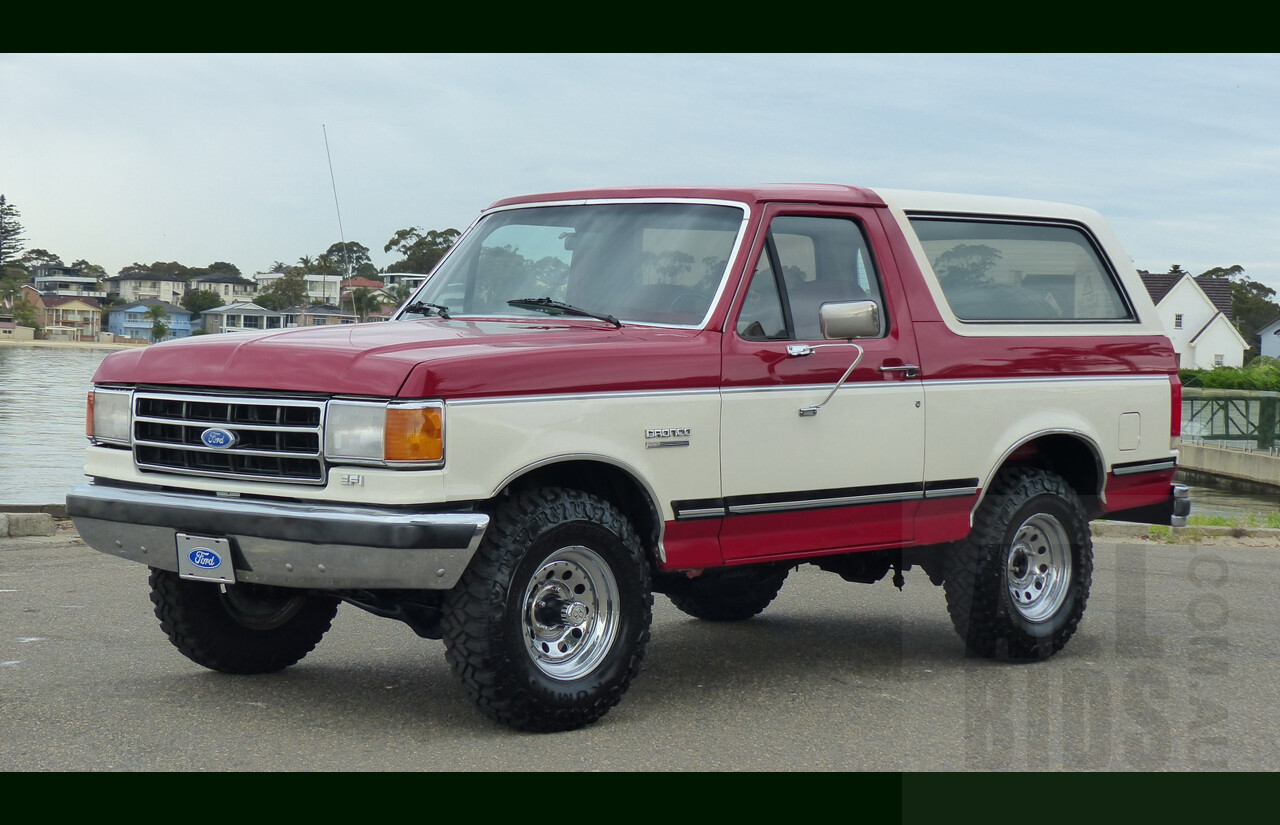 1/1990 Ford Bronco XLT (4x4) LHD - Lot 1362472 | CARBIDS