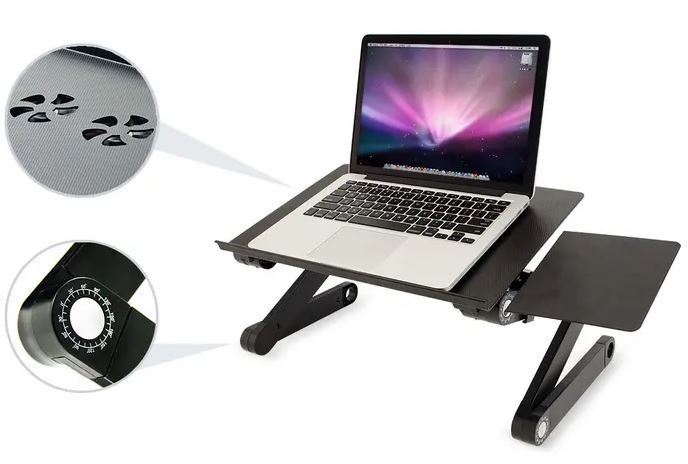 kogan adjustable laptop and tablet stand