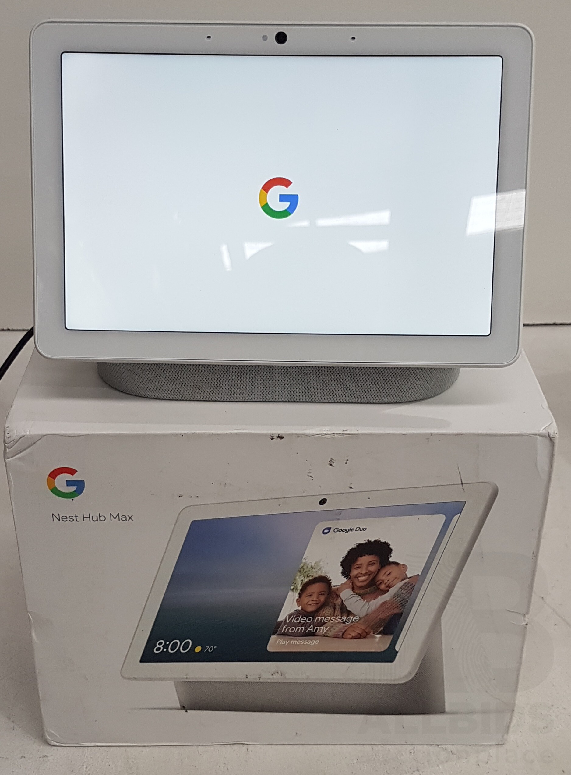 Google Nest Hub Max (Chalk) ORP - Lot 1391748 | ALLBIDS