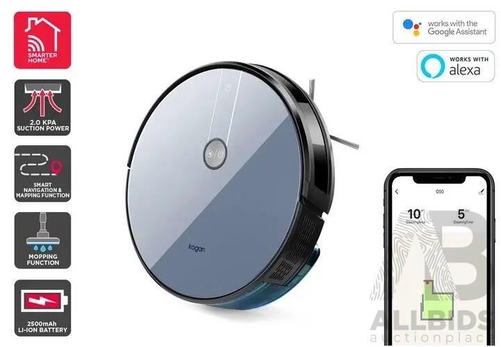 kogan robot vacuum and mop