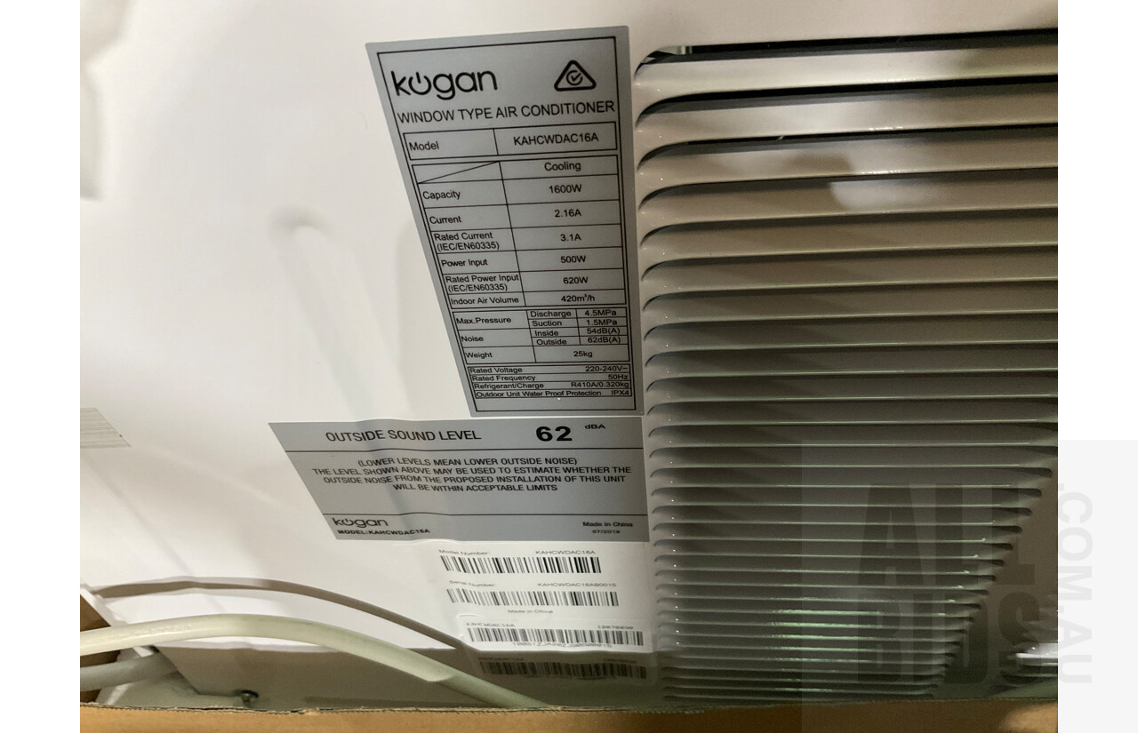 kogan 1.6 kw window air conditioner