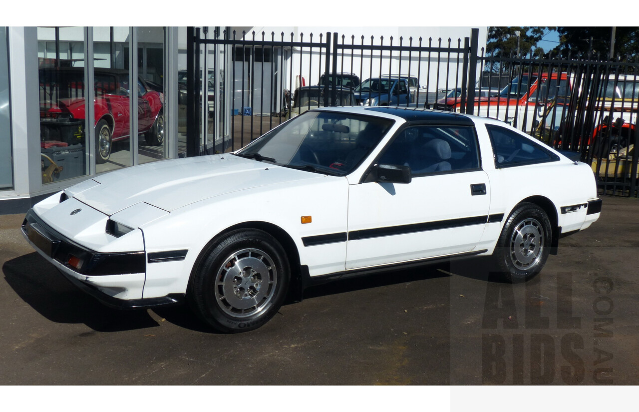 1986 nissan 300zx white