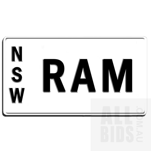 nsw-custom-number-plate-ram-lot-1379483-carbids