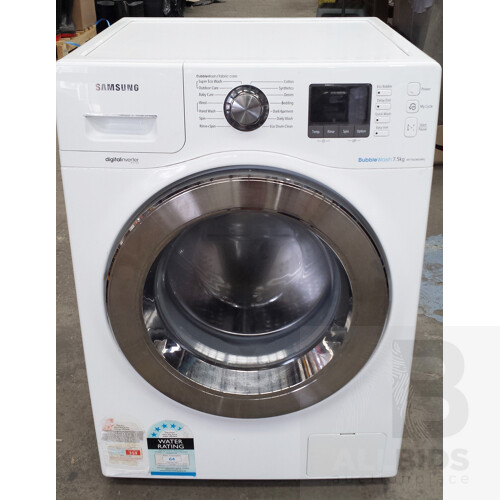 samsung bubble wash 7.5 kg wf756umsawq