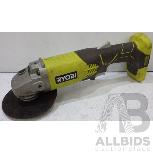 Ryobi Cordless Angle Grinder R18AG4115 - Lot 1404707 | ALLBIDS