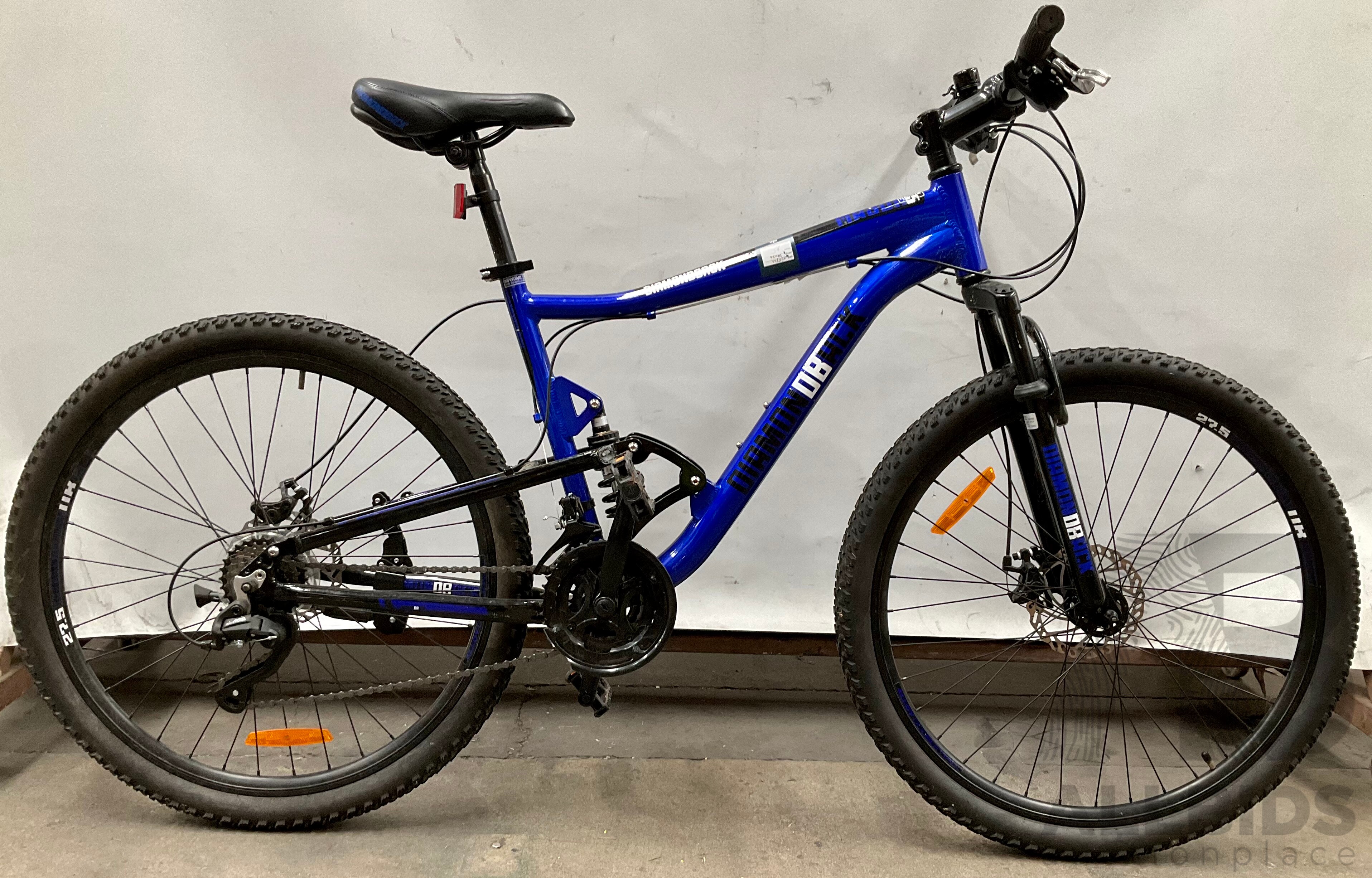 diamondback mason 27.5 70cm dual suspension mountain bike