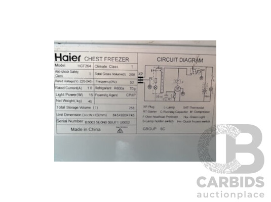 haier hcf264