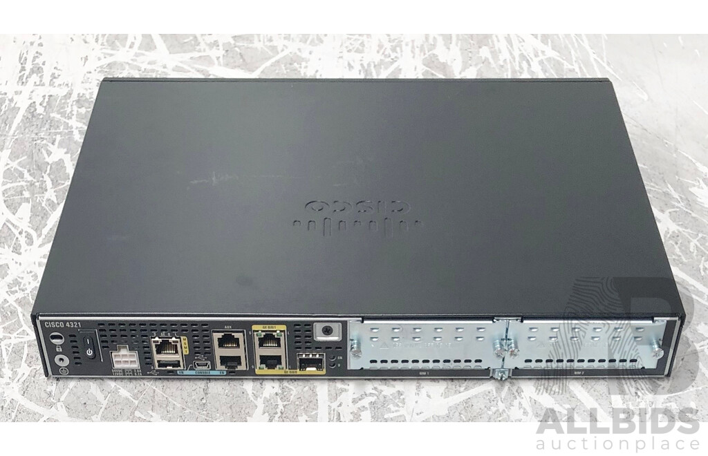 Cisco (isr4321 K9) 4300 Series - Lot 1442188 