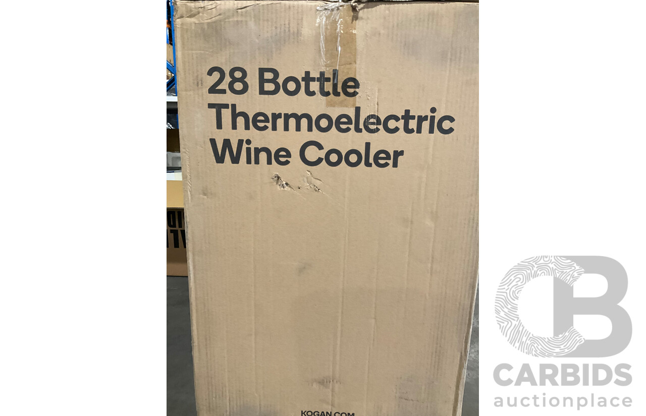 kogan 28 bottle thermoelectric wine cooler