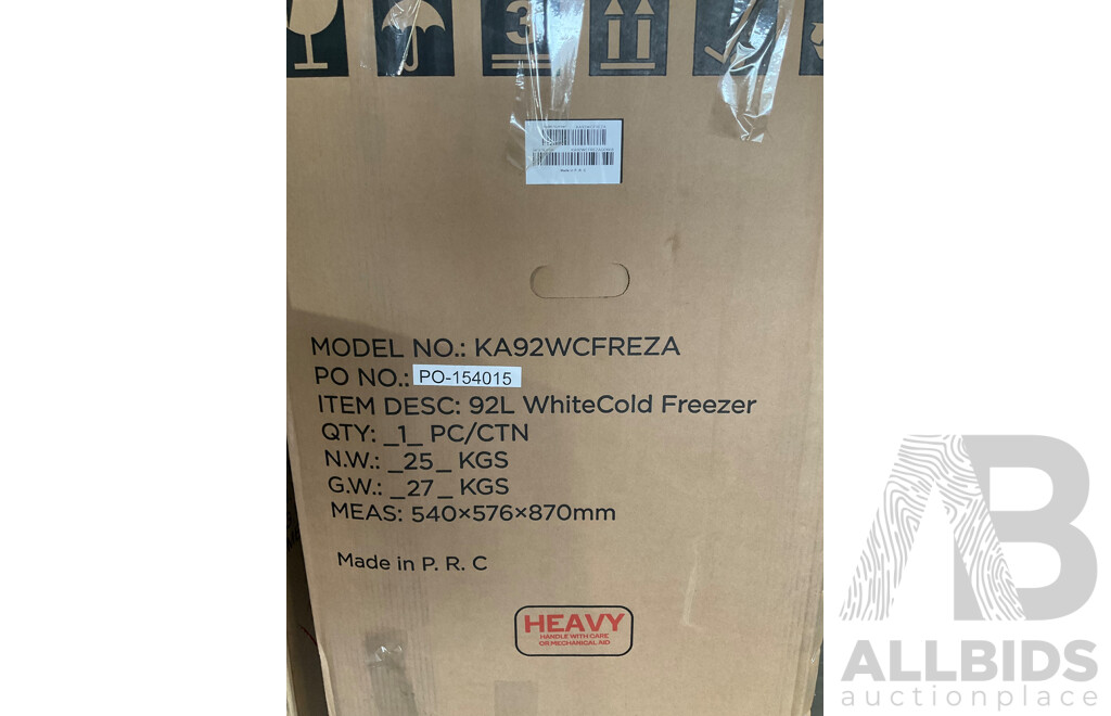 kogan 92l freezer