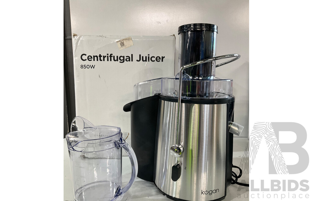 KOGAN Centrifugal Juicer (850W) Lot 1436249 ALLBIDS