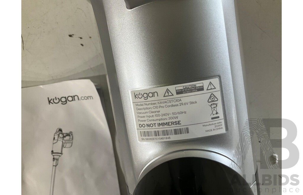 kogan c10 cordless stick vacuum cleaner